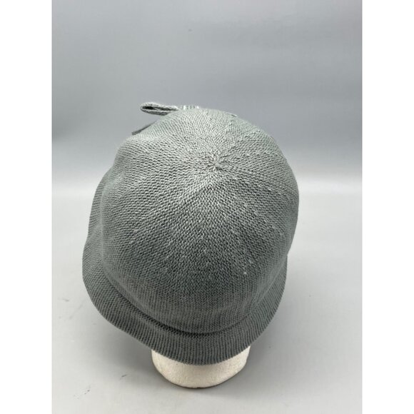 August hat company bow acrylic blend grey one size READ new - Picture 6 of 6